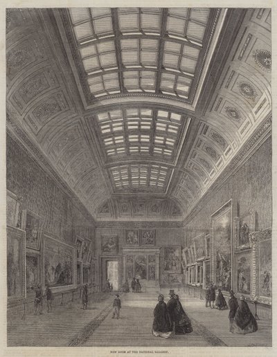 Nouvelle salle à la National Gallery - Percy William Justyne